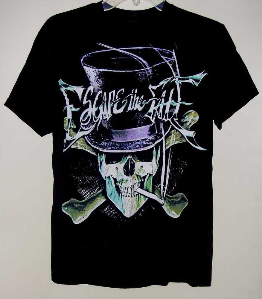 Band Tees Escape The Fate Band Shirt Black All size S-5XL AD462 Unisex T-Shirt XXXXL