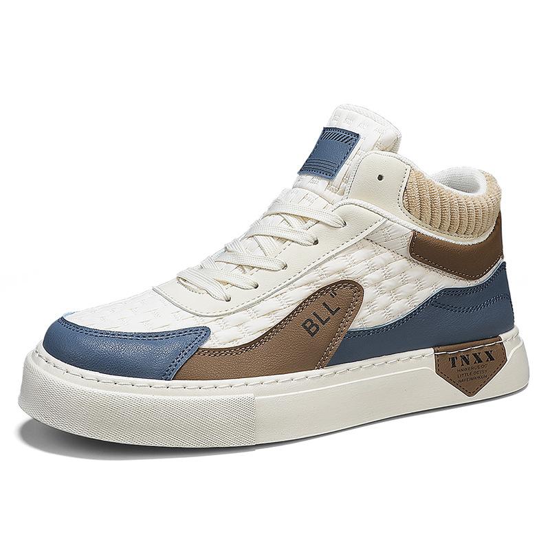 Herbst High-Top Herrenschuhe neu atmungsaktiv lässig Outdoor vielseitig Plateau Sportschuhe Herren