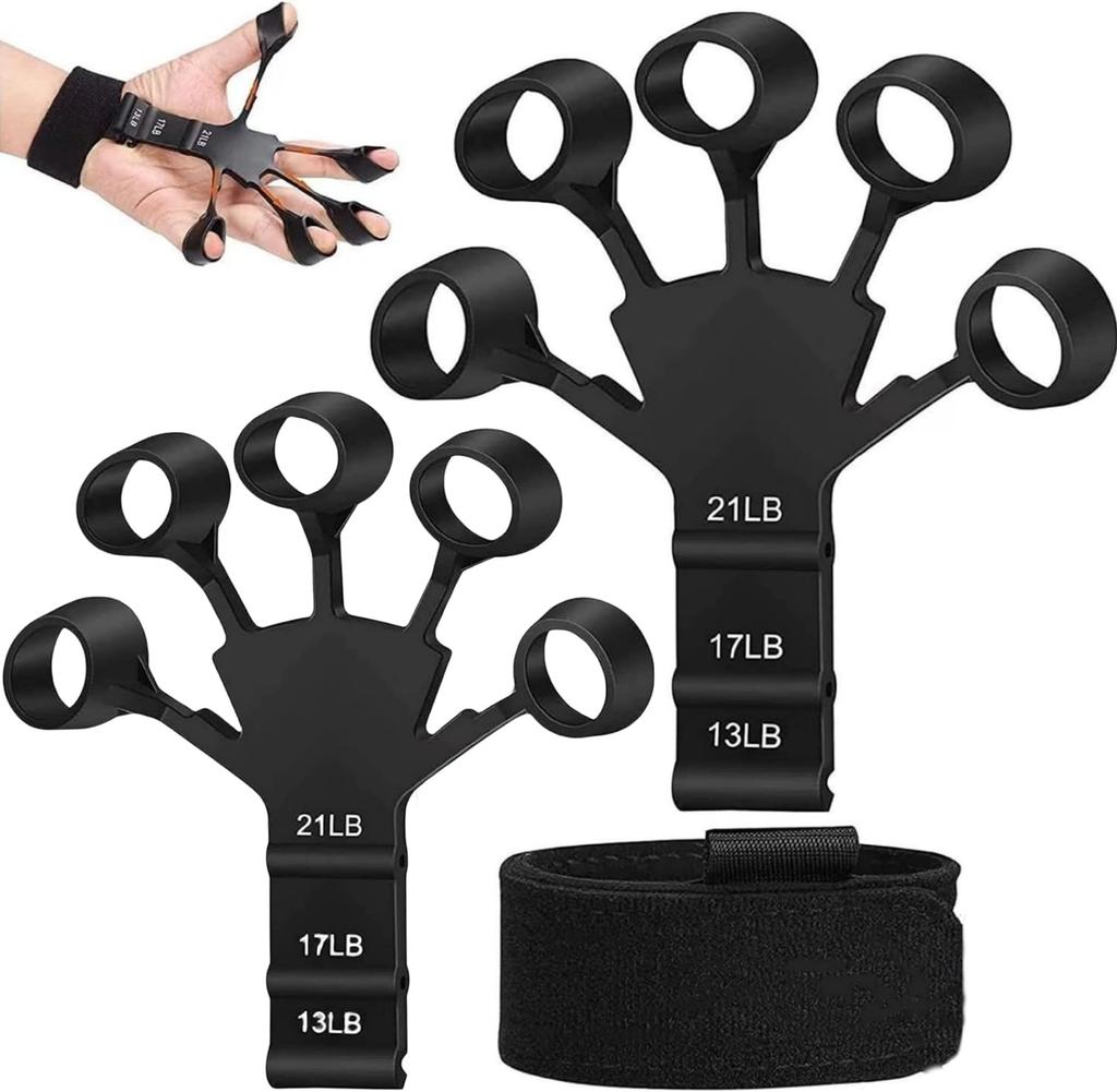 VIPITH Finger Power Finger Trainer Grip Strength Training 6 Adjustable