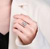 Cute Rotating Rabbit Ring For Women Index Finger Light Luxury Niche Design Fashionable Trendy Jewelry Gift