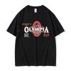 Man Clothing 100Cotton Tshirt Olympia Gym Graphic Summer American Style Leisure Streetwear Hipster Fashionable Oversized Shir