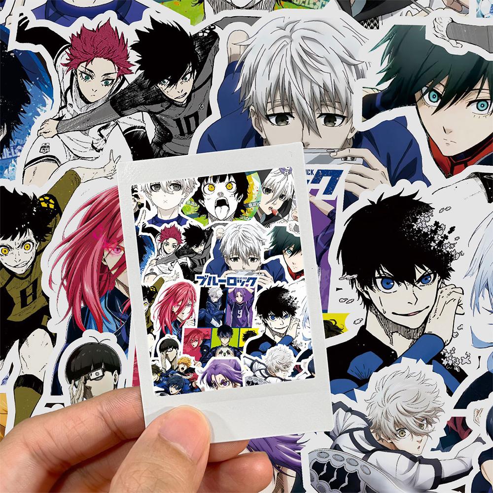 10/30/80pcs Blue Lock Anime Stickers Isagi Yoichi Cartoon Sticker DIY Notebook Suitcase Phone Bike Classic Cool Kids Toy Decals