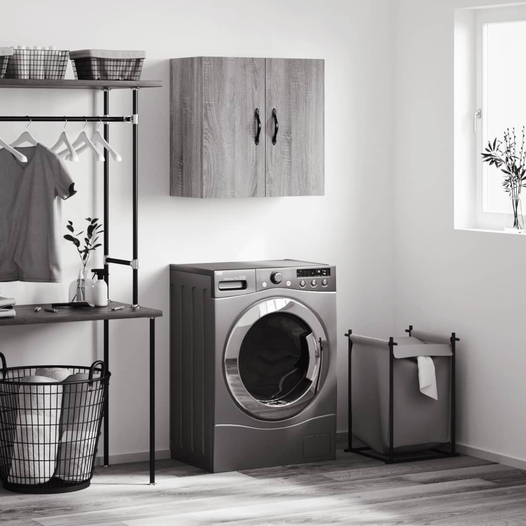 Wall Cabinet Gray Sonoma 60 x 31 x 60 cm Particleboard