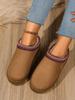 2025 Autumn/Winter Lace Ethnic Style Women's Snow Boots, Plus Size, Thick Cotton