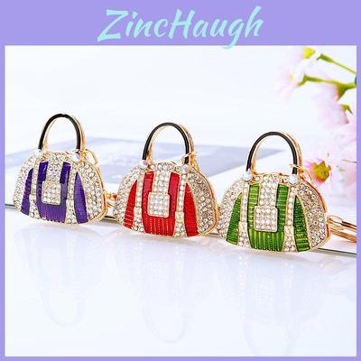 Chaveiro Encantador de Strass Chaveiro Fofo Metálico Mini Bolsa de Mão Para Mulheres Presentes