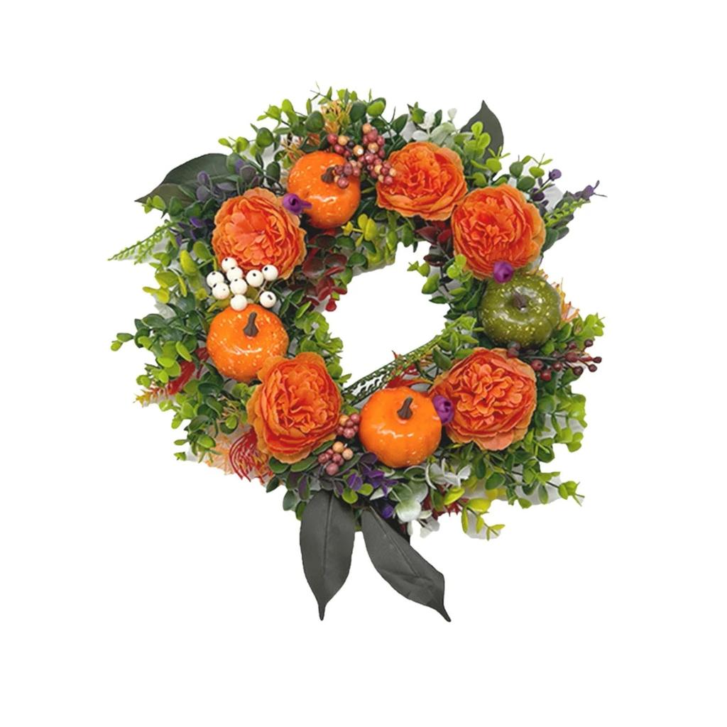 Thanksgiving Door Hanging Decoration  Wreath, Suitable For Porch, Window,  Home, Holiday, Hanging Decoration