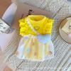 Summer Pet Thin Bubble Skirt Pet Clothing Breathable Cat Sunscreen Teddy Dog Vest Dog Clothes for Small Dogs