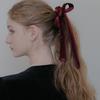 Jean Paul Clarisse Velvet Long Ribbon Scrunchie JP-22-185S