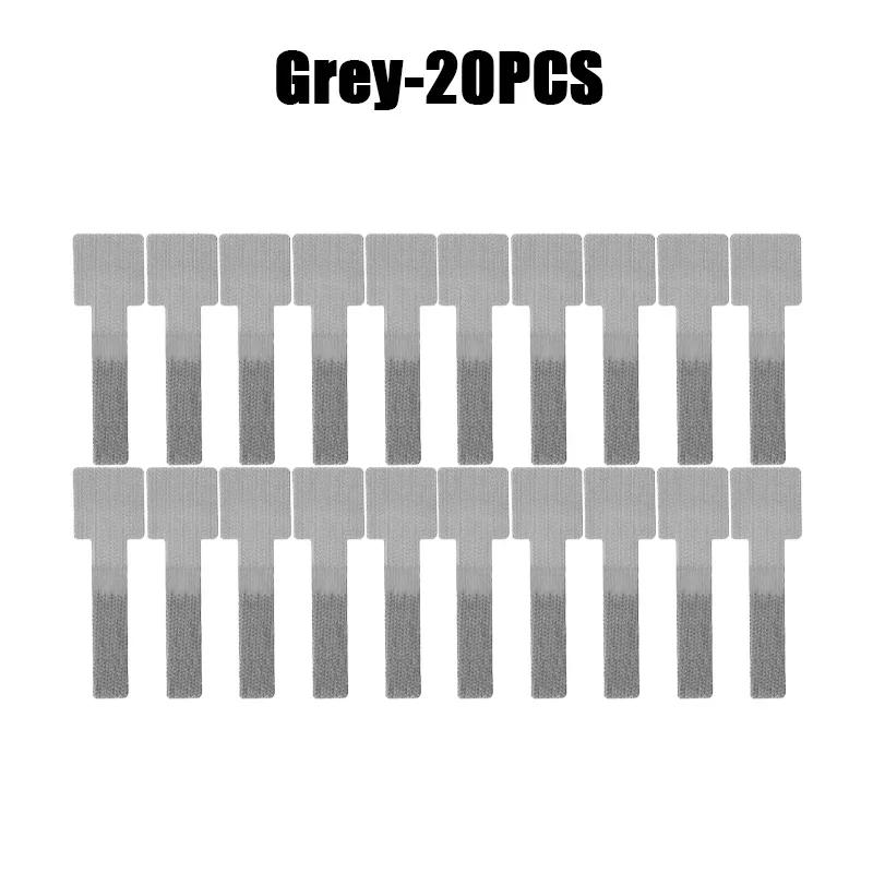 Nye Gjenbrukbare Kabelbånd Borrelåsbånd Selvklebende Strømledning Kabelholder Justerbar Ledningsoppbevaring Skrivebord Organiseringsverktøy