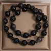 Original Design Gold Obsidian Double Layer Bracelet for Men & Women - Luxurious High-End Feel, Stackable Couple Bracelets