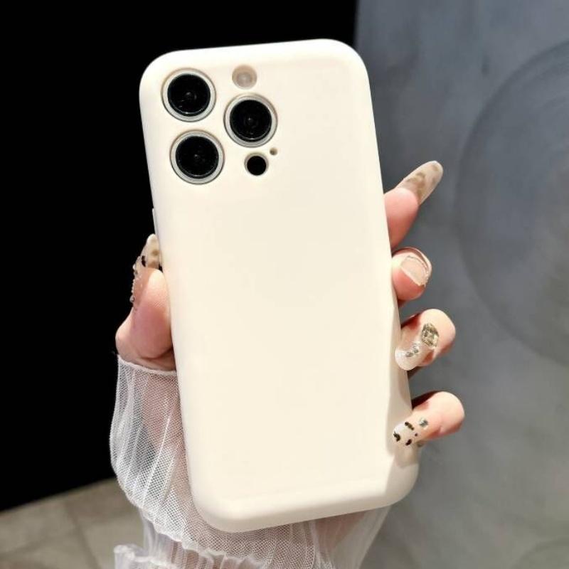 Matowe Silikonowe Płynne Miękkie Etui na Telefon w Kształcie Kostki Mydła Dla iPhone 16 15 14 Plus 13 12 Pro Max 11 Gładkie Odporne na Wstrząsy Pokrowiec