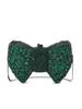 Luxury Rhinestone Bow Crystal Clutch Evening Bag