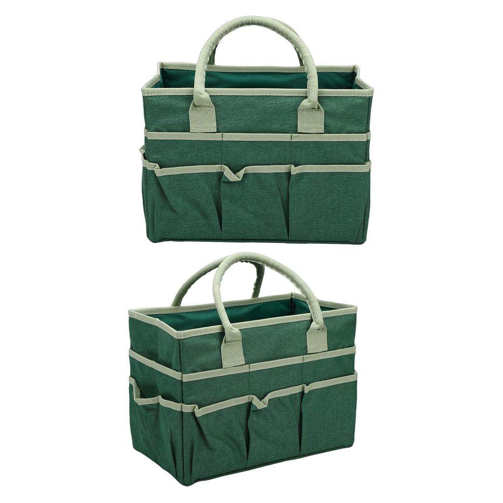 Craft Bag 10 Pockets Oxford Fabric Spacious Arts and Crafts Storage Teacher Stationery Sewing Gardening Tool Bag