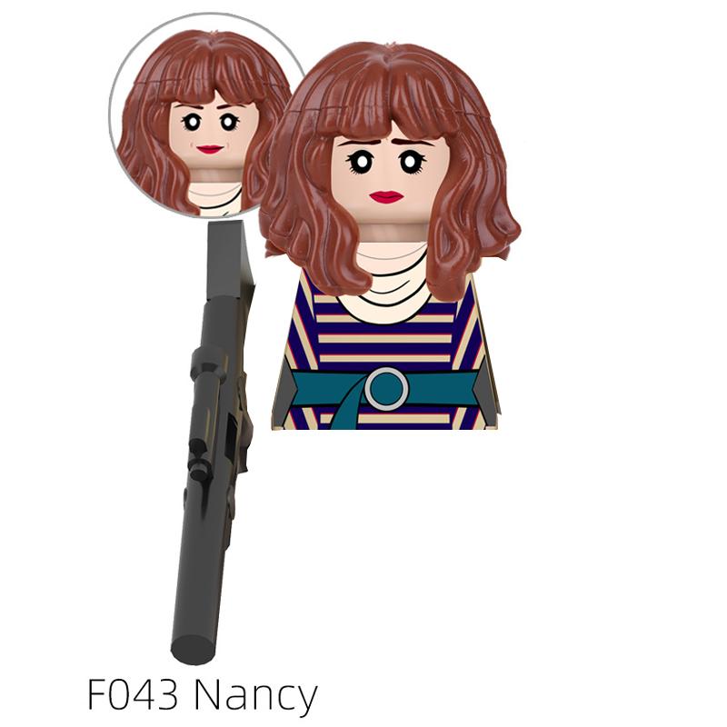 Schrecklicher Film Auf dem Kopf Dustin Mike Lucas Will Eleven Modellbausteine Erleuchten Actionfigur Bausteine Spielzeug für Kinder