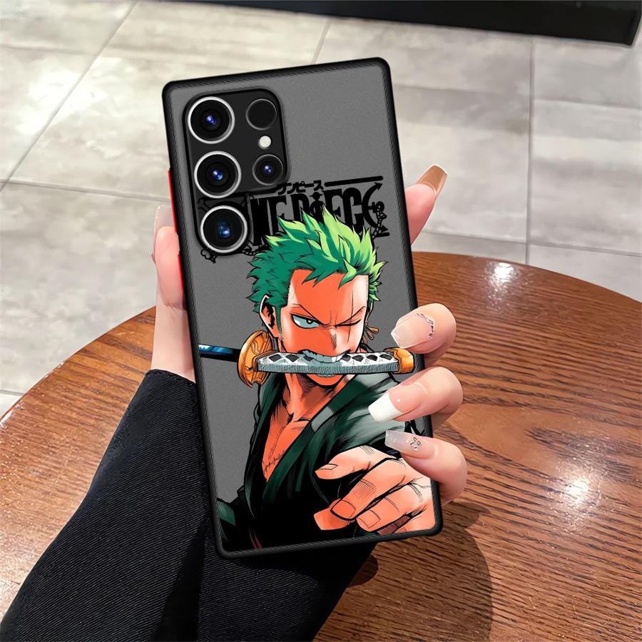 One Piece Luffy Zoro Cool Funda Back Phone Cover Case for Samsung Galaxy S26 S21 S20 FE S22 S23 FE Note 20 Ultra 10+ S24 Plus