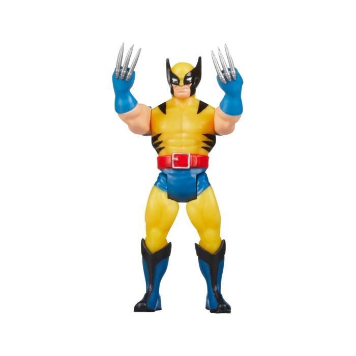Figurine Wolverine 10 cm - HASBRO - Marvel Legends Retro Collection - Blanc - Licence Marvel - Adulte