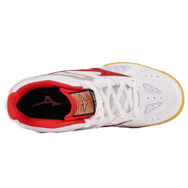Mizuno Wave Drive Cn3 Low Top Table Tennis Shoes Unisex Shoes White Red 81GA196062