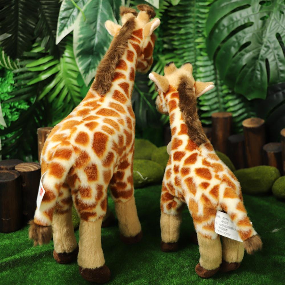 Zoo Simulation Giraffe Plush Toy Cute Animals For Kid Birthday Gift
