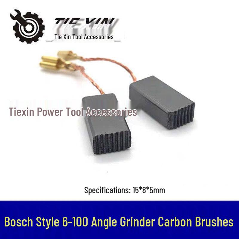 

Item No. 04931: Premium Carbon Brushes for Bosch 6-100 Angle Grinder - Grinder Accessories