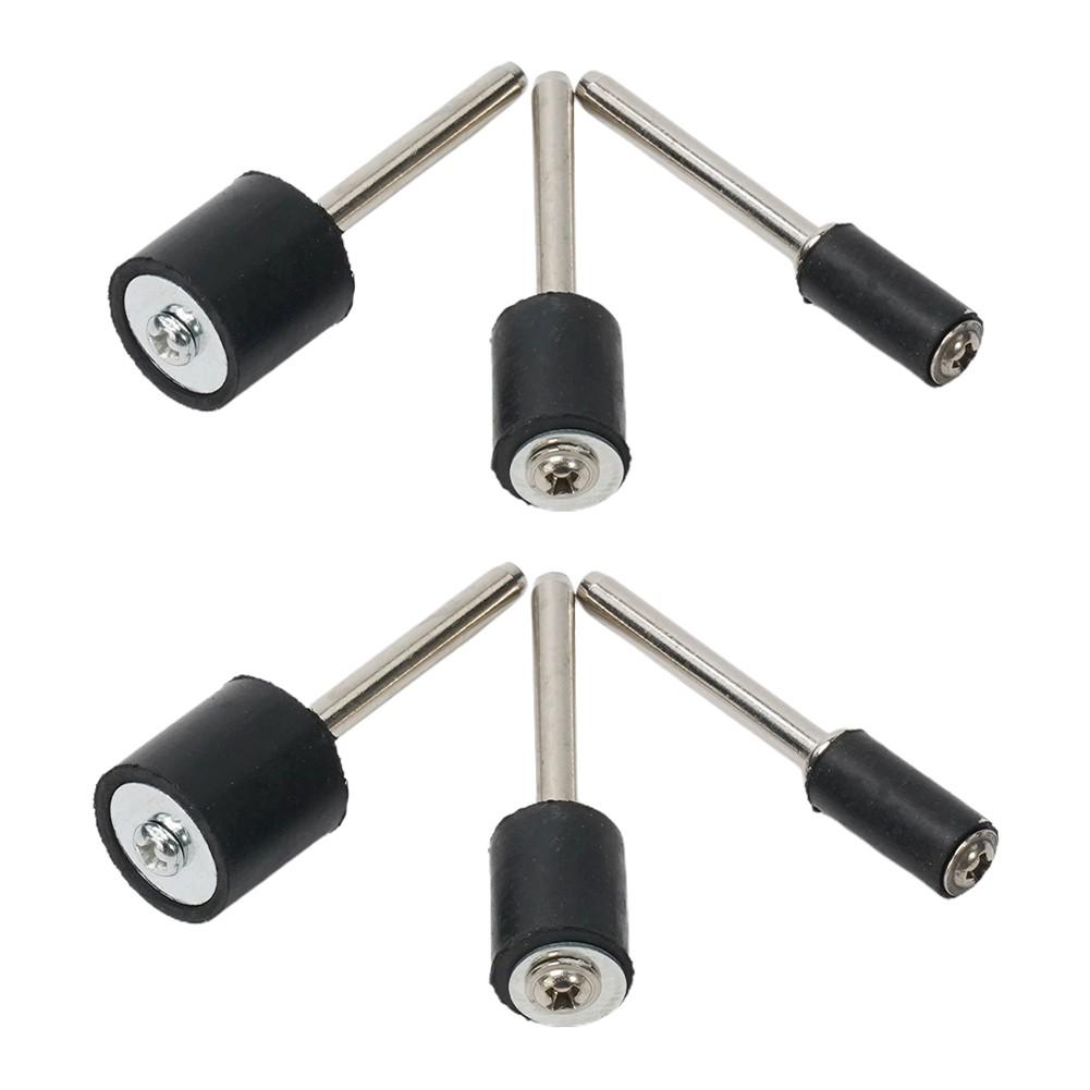 Sandpaper Sanding Mandrels 1/8 Inch Shank 6.35/9.5/12.7mm 6pcs Drill