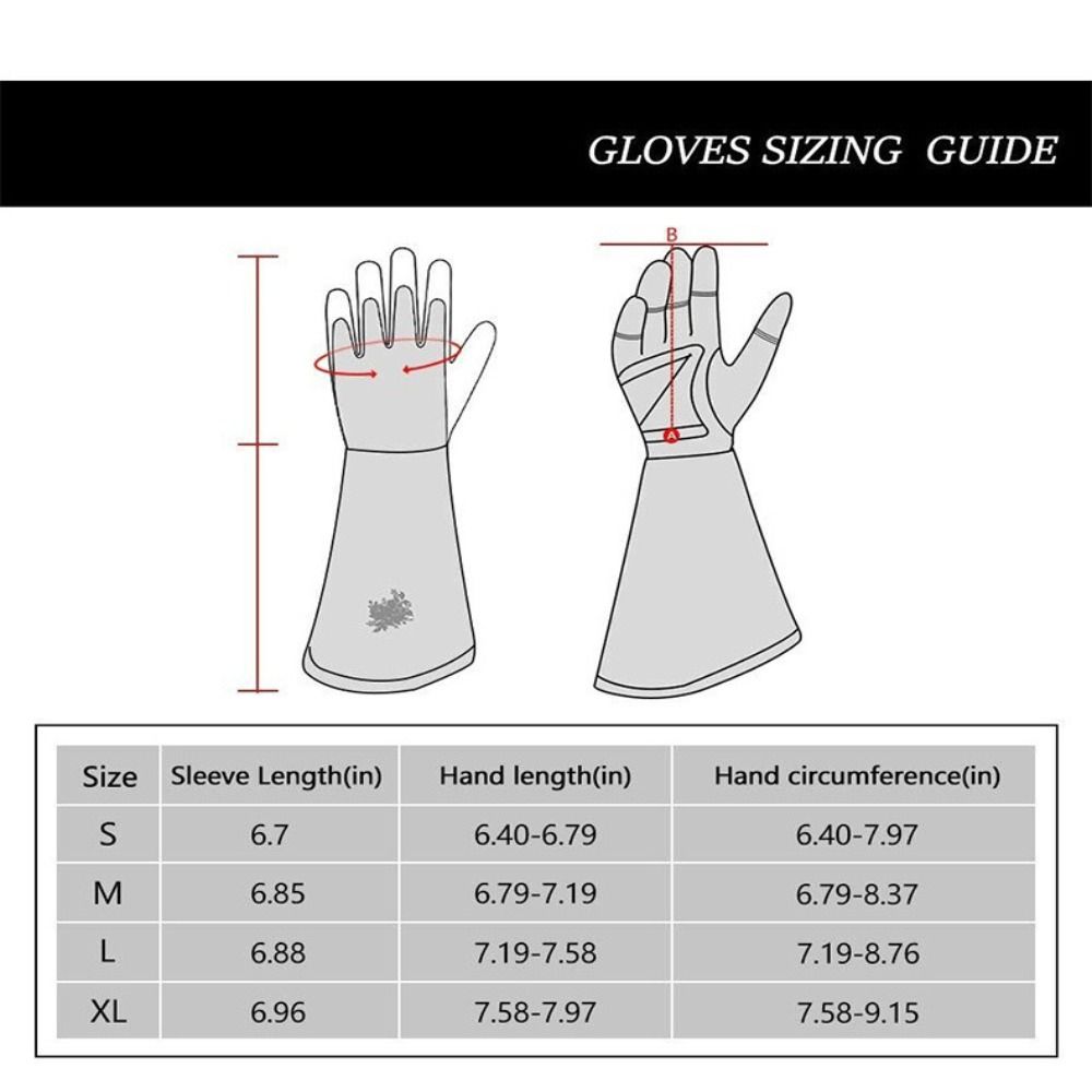 Wasserdichte Gartenhandschuhe Atmungsaktive Pflanz- und Schneidehandschuhe Werkzeug Lange Handschuhe Garten