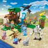 Minecraft-Themed Cave Village Construction Set for Kids - Educational Puzzle with Building Blocks
