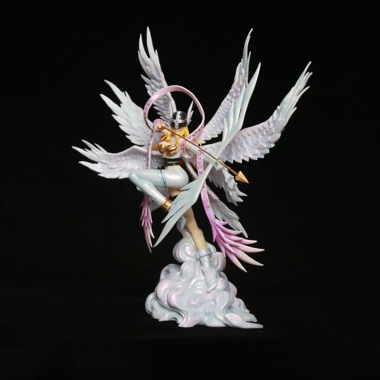 

26 см Digimon Adventure Angewomon Выстрел стрелой Аниме Фигурка Модель Статуэтка Коллекционная Модель Настольное Украшение Орнамент Поклонники Игрушки 26cm
