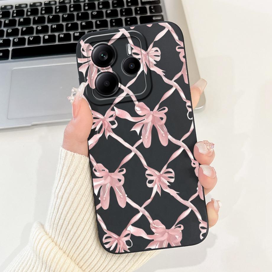For Xiaomi Redmi Note 14 Pro Plus / Redmi Note 14 14s Note14 Pro Phone Case Silicone Soft Back Cover Dragon Cat Flower Butterfly