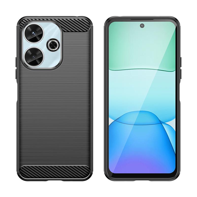

For Xiaomi Redmi Note 13R Case For Xiaomi Note 13R Cover Shockproof Brushed TPU Protective Phone Back Cover For Xiaomi Note 13R Redmi Note 13R синій
