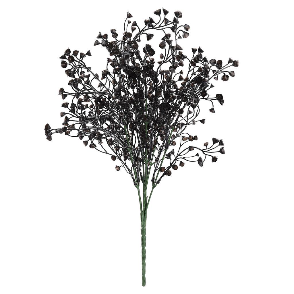 Simulation Black Eucalyptus Leaf Fake Flower Artificial Plants Grass Garden Wedding Table Decors Porch Ferns Simple Home Decor