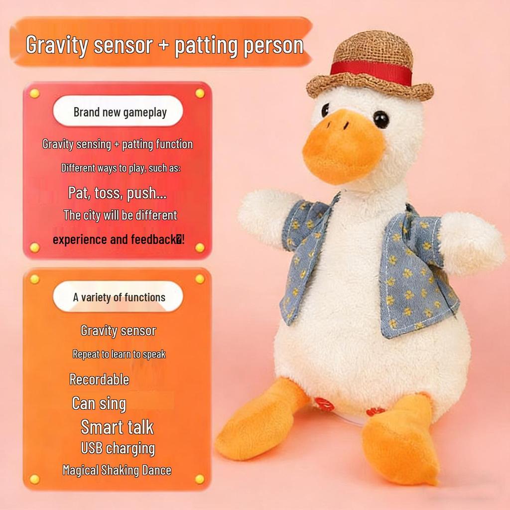 Talking Duck Toy: Interactive Birthday Gift for Girls