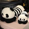 Large Sweater Panda Throw Pillow Plush Toy Doll Black And White Panda Doll Girl Sleeping Doll