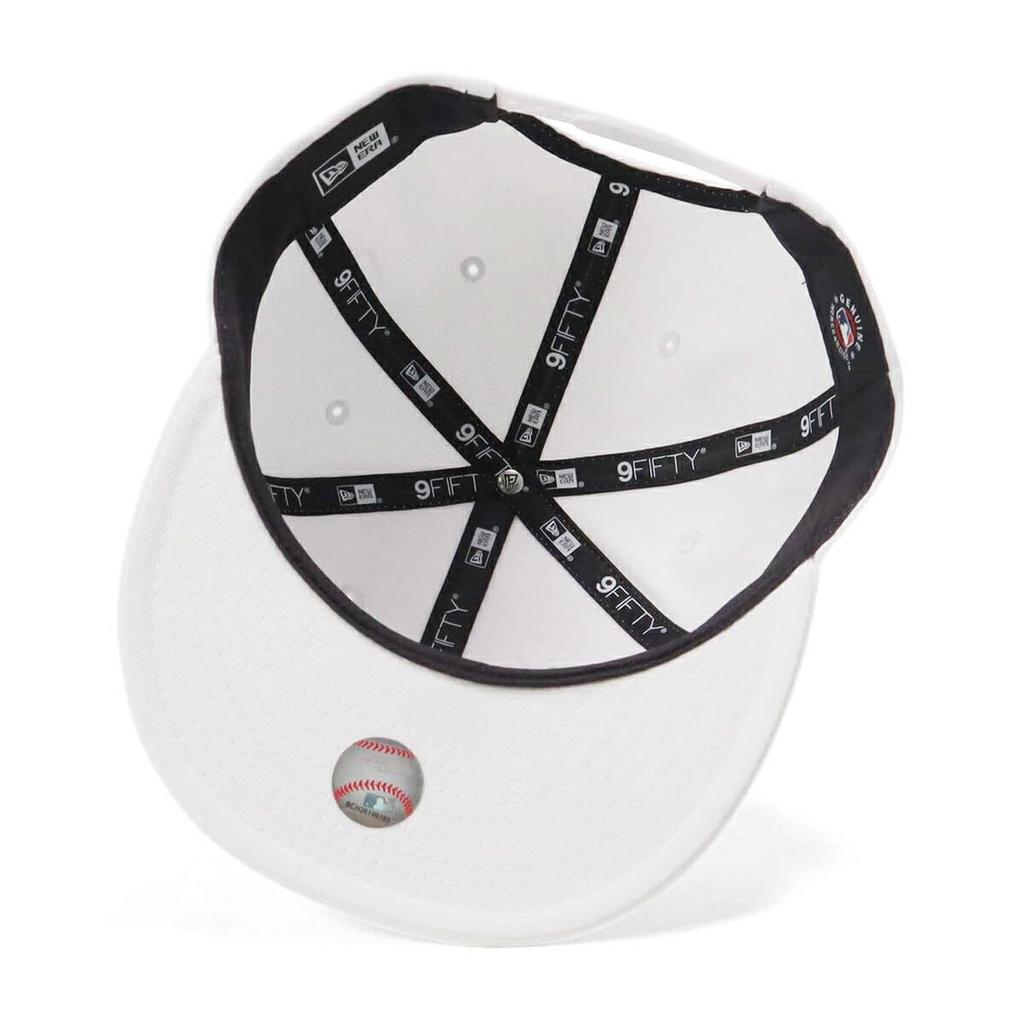 New Era 950 NEYYAN Flat Visor Size White/White Cap, MLB, 25J, M/L