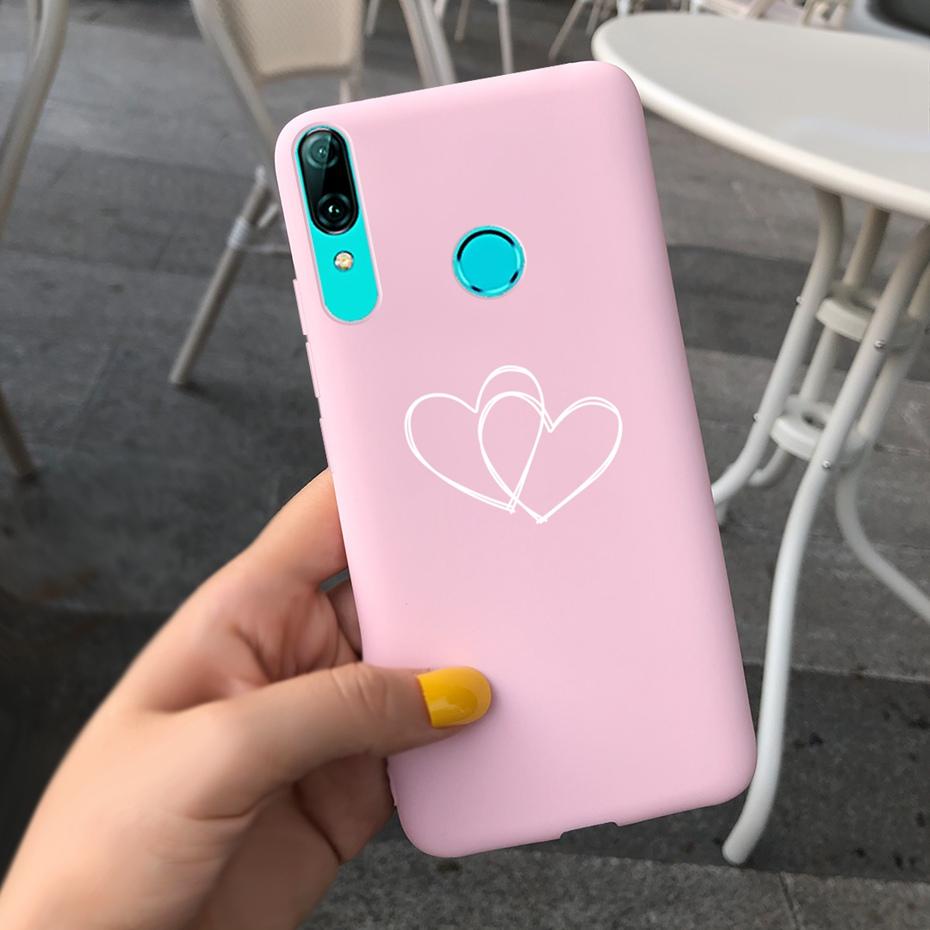 Lovely Silicone Case For Huawei P Smart 2019 Case Huawei PSmart 2019 Soft Back Cover Funda Bumper POT-LX1 POT-LX3 Phone Case