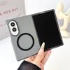 Matte Transparent Magnetic Phone Case for Samsung Z Fold 8 Ultra Fold 8 Fold 7 6 5 for Magsafe Wireless Charging Slim PC Cover