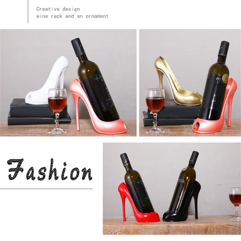 Top Selling Wine Rack High Heel Shoe Bottle Holder Kitchen Accessories Wine Bottles Holders Kitchen Utensils Dropshipping