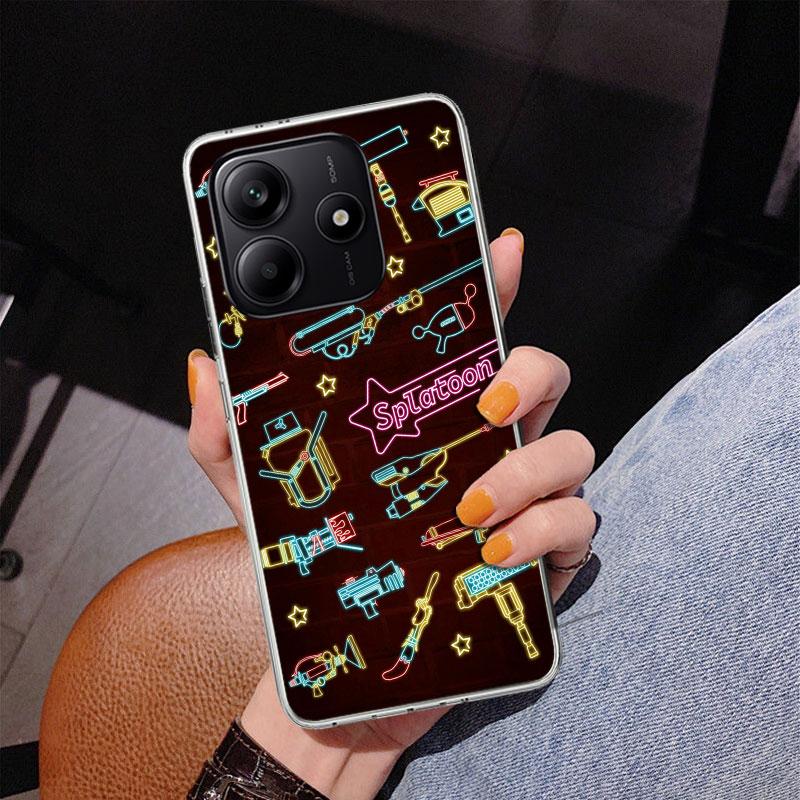 Game S-Splatoons Phone Case For Xiaomi Redmi Note 15 14 13 12S 12 11 Pro Plus 14S 11S 11E 10 10S 11T 5G Personalized Cover Redmi