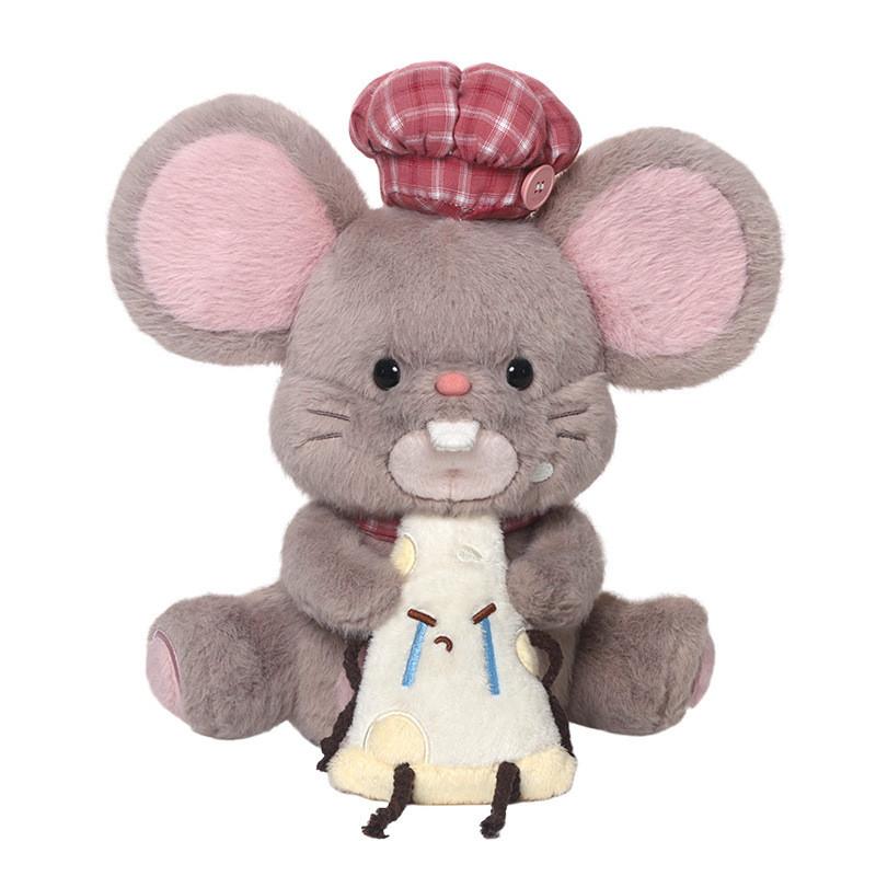 Plush Cheese Mouse Toy With Polyester Fill For Kids And Girls Gift
