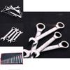 Durable 8mm-32mm Wrench Repairment Ratchet Open Fixed Head Spanner For Tight Spaces