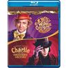 Willy Wonka & die Schokoladenfabrik / Charlie und die Schokoladenfabrik 2-Film-Kollektion [Blu-Ray Region A: USA] 2er-Pack, Eco Amaray-Hülle USA-Import
