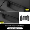 For Zeekr 7X 2024 2025 Car Door Storage Box Door Side Slot Storage Protection Pad Storage Box Interior Upgrade Parts