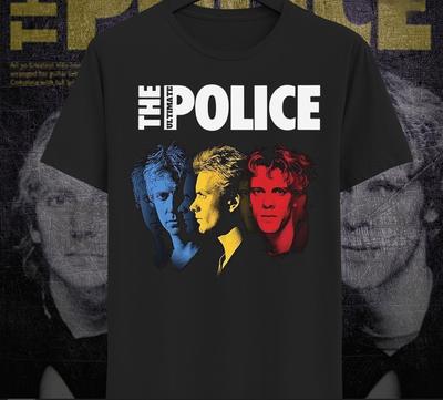 Rare The Police Band Member Short Sleeve Black All Size Unisex    21D502 Unisex T-Shirt
