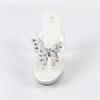Rhinestone Sexy High Heel 13CM Thin Heel Waterproof Table Slippers Transparent Crystal Shoes Shoes Banquet High LFD-1099-Q22