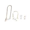 Metal Flower Jewelry Set OT Buckle Pendant Jewelry Suit Elegant Flower Necklace Earrings Set  Party