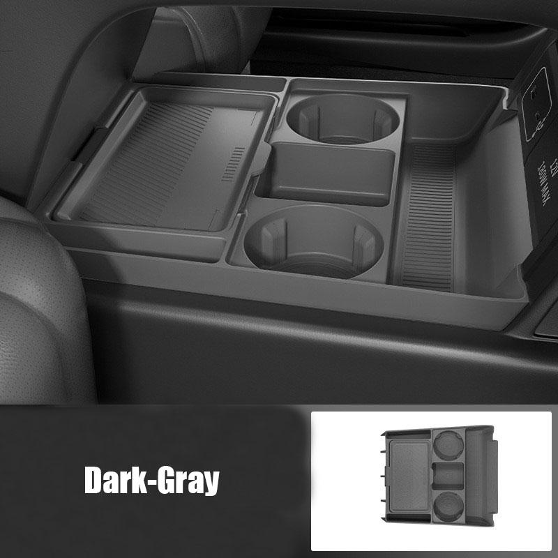 For Xpeng G6 2026 Center Console Silicone Storage Box Car Central Lower Layer Tray Divider Organizer Stowing Tidying Accessories