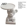 Cute Animal Ring Holder 3D Printed Polar Bear Storage Tray, & Jewelry Dish, Home Desk Display Tray Minimalist Organizer for Keys Coins Trinkets,
