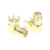 SMA KWE 90 Degree Angled SMA RF Connector Socket 4 Pin Female Interface for PCB Mounting High Frequency Use