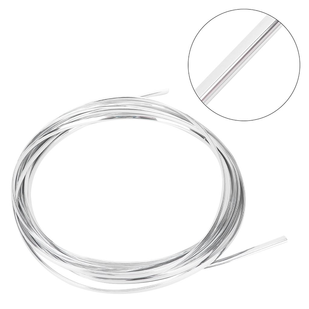 6 Meter Chrome Moulding Decorative Trim Strip Car Door Boot Edge Scratch Guard Protector Cover