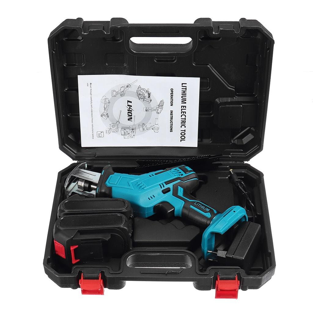 1500W Wood Metal Cutting Machine Power Tool for 18V Battery Blue Cordless Reciprocating Saw New Electric Saw