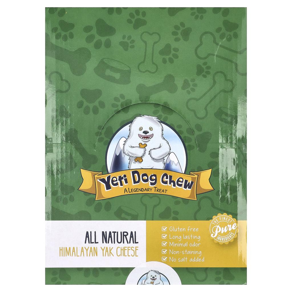 Yeti Dog Chew, Himalayan Yak Cheese, For Dogs, Large, 3 Lb